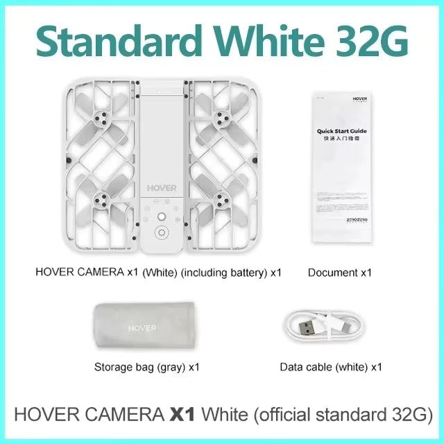 HOVERAir X1 Pocket-Sized Self-Flying Camera Mini Drone 1050mAh Battery Selfie Action Camera Hover Air X1