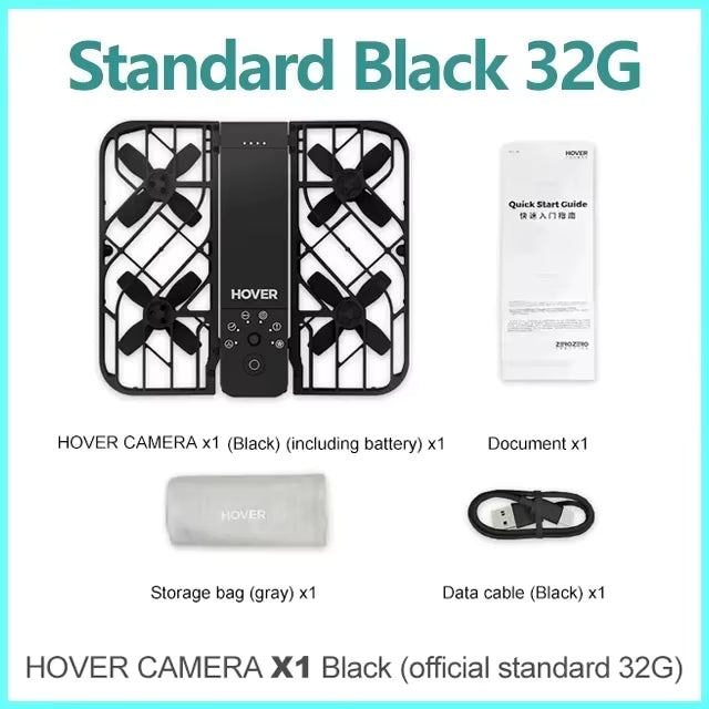 HOVERAir X1 Pocket-Sized Self-Flying Camera Mini Drone 1050mAh Battery Selfie Action Camera Hover Air X1